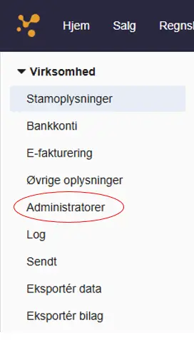 Adminstator adgang til economic