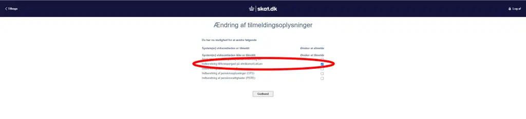 Giv adgang til revisor på skat