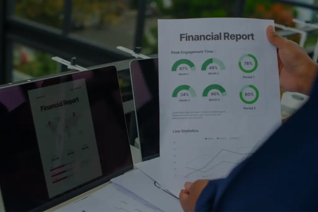 Finansiel rapport med nøgletal til lønsumsafgift
